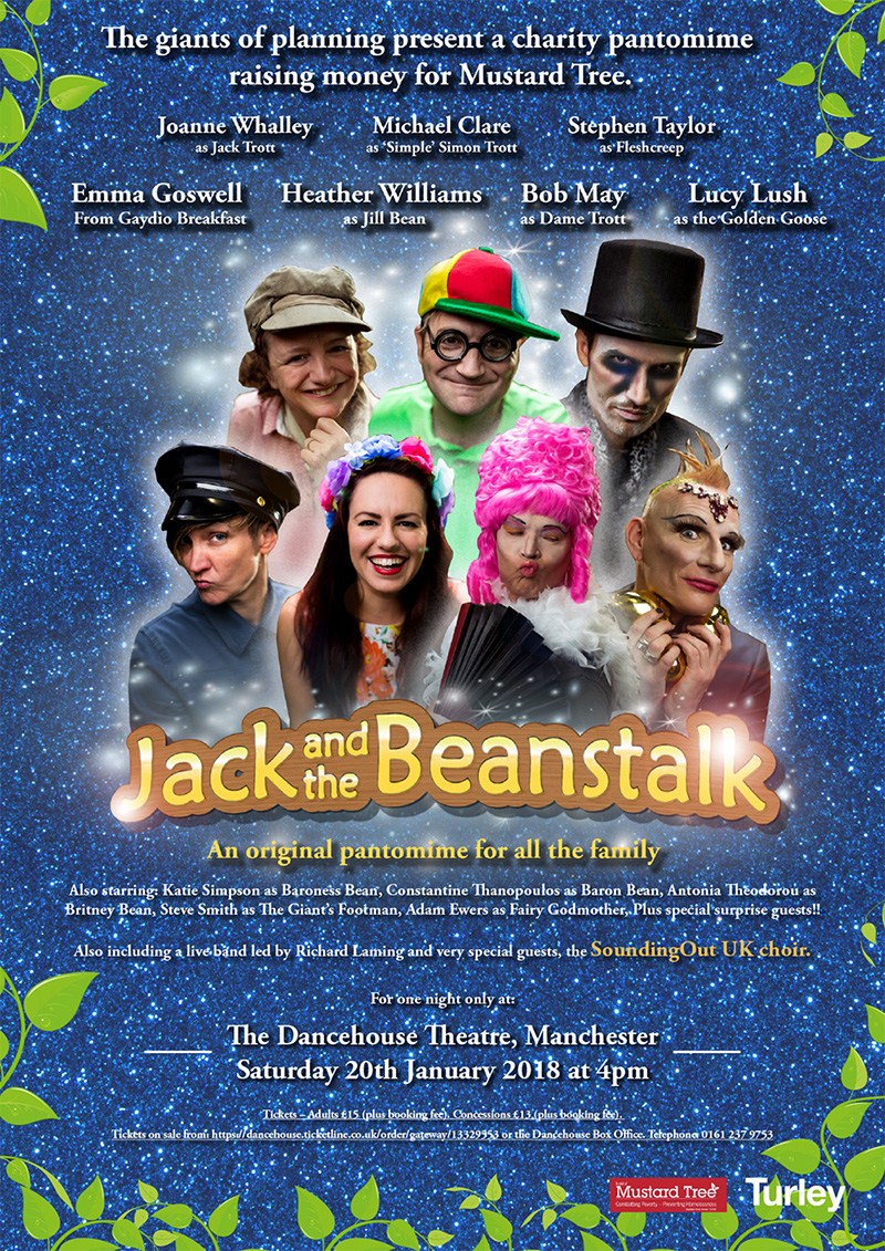 Jack and the Beanstalk promotional flyer