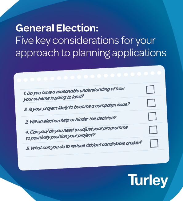 General election: five key considerations for your approach to planning applications