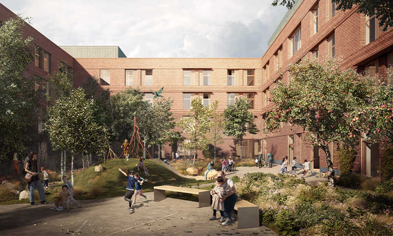 Courtyard, Harold Hill, London