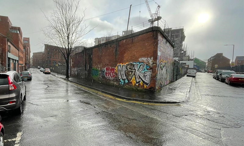 Student accommodation site at Liberty Street, Belfast