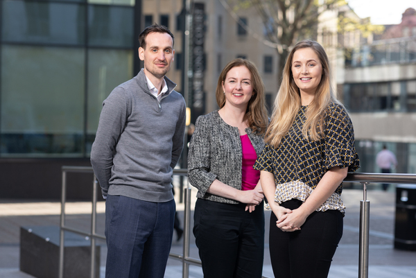 L-R: Michael Browne, Sarah Cox & Karina Withers