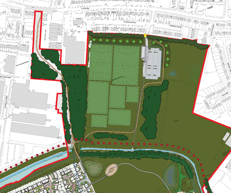 Moss Nook sports pitches