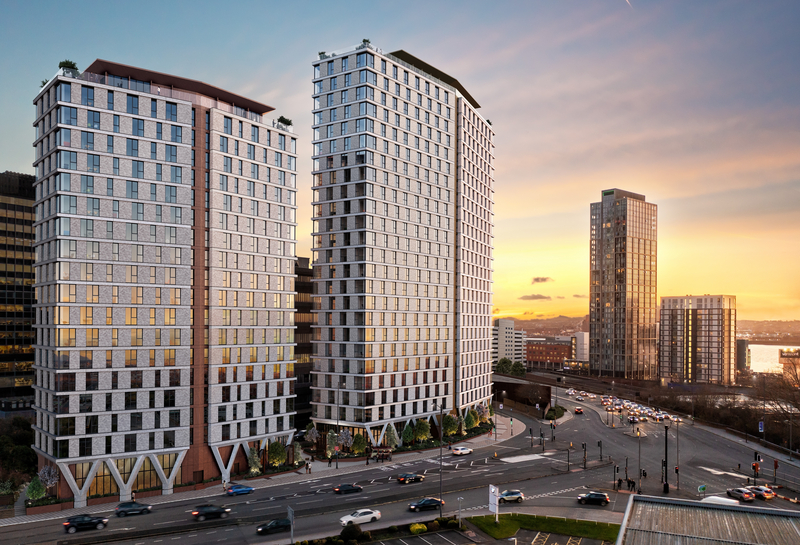 Turley and Packaged Living welcomes planning approval for its two-tower residential development in Liverpool