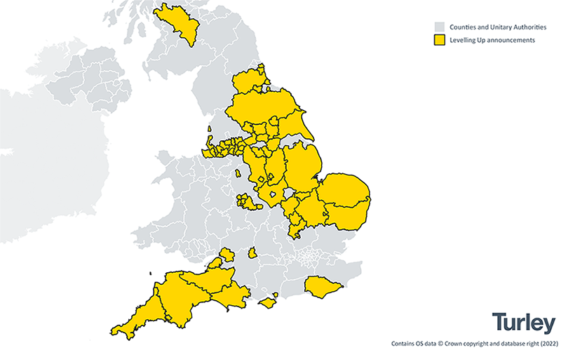 The spatial plan of Levelling Up